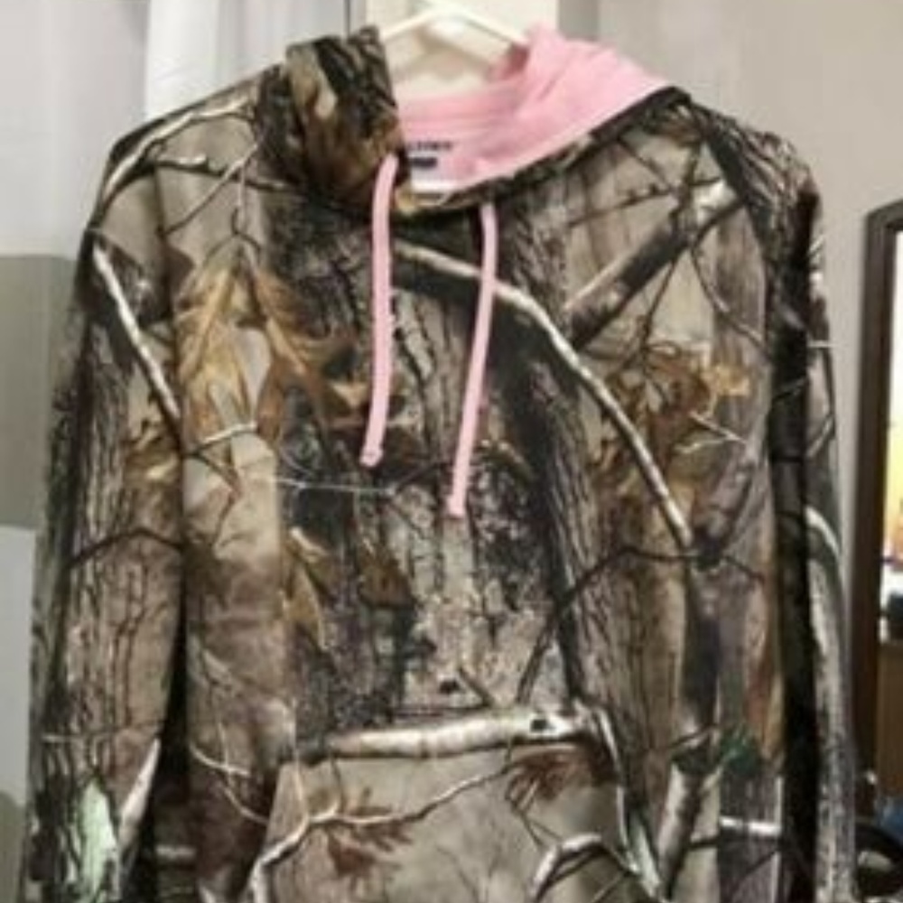 Womens large camo hoodie